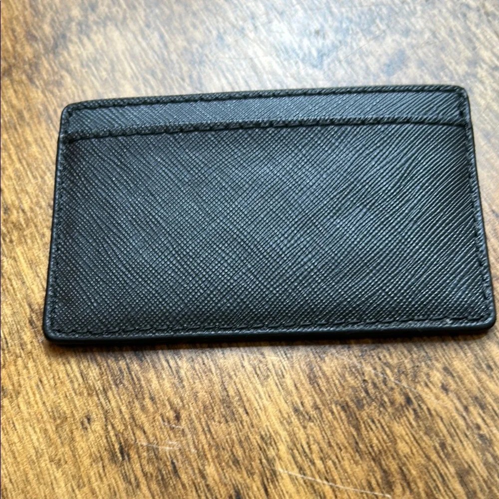 Michael Kors Black Saffiano Card Holder - Picture 4 of 11